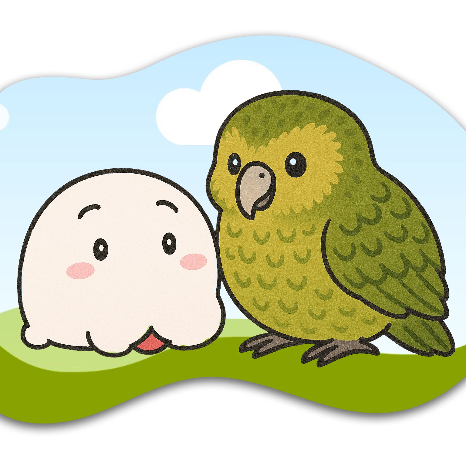 お絵かきしたもにゃ